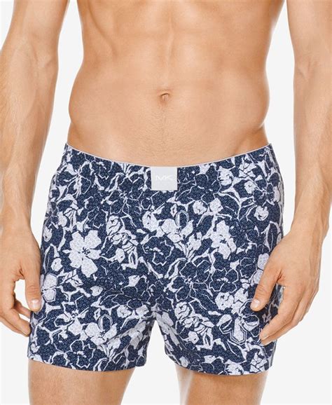 michael kors airsoft touch woven printed boxers 2-pack|Michael Kors Men's Cotton Underwear Airsoft Touch Stretch .